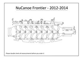 2012-2014 NuCanoe Frontier Kayak Boat EVA Foam Deck Floor Pad Flooring - £224.61 GBP