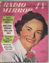 ORIGINAL Vintage November 1956 Radio TV Mirror Magazine Mary Noble Amos n Andy - £15.78 GBP