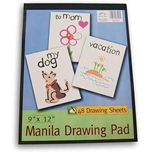 Artist&#39;s Manila Drawing Sketch Pad - 9 x 12 Inches - $9.30