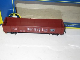 VINTAGE HO TRAINS- AHM BURLINGTON GONDOLA- LATCH COUPLERS- BOXED- NEW- S31A - $7.55