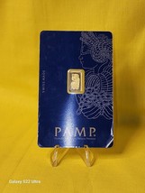 1 gram Gold Bar - PAMP Suisse Lady Fortuna Veriscan® (In Assay) - $82.57