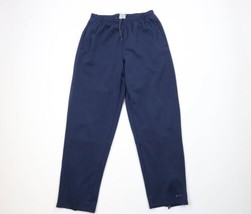 Vintage Nike Mens Size Large Faded Travis Scott Mini Swoosh Knit Pants Navy Blue - £47.43 GBP