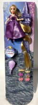 DISNEY Fashion Doll Mattel 2009 9cm Rapunzel Very Long Hair Polly Pocket - £31.06 GBP