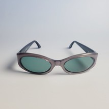 Iceberg Italy 85192 410 53[]19 130 oval vintage sunglasses plum blue lenses - $165.00