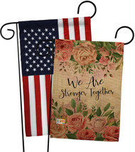 We Are Stronger Together - Impressions Decorative USA Applique Garden Flags Pack - £21.62 GBP