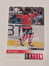 Sergei Brylin New Jersey Devils 2000 Upper Deck Stanley Cup Silver Script Card - £0.79 GBP