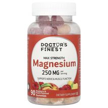 Doctor's Finest Magnesium, Raspberry &amp; Peach, 90 Gummies (83 mg per Gummy) - $18.22