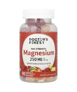Doctor's Finest Magnesium, Raspberry &amp; Peach, 90 Gummies (83 mg per Gummy) - $18.22
