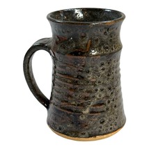 5&quot; Studio Pottery Artisan Handcrafted Stoneware Large Coffee Cup Mug Abs... - $23.36