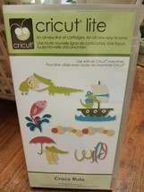 Cricut Lite Cartridge - Crocs Rule - Crocodile Tropical Beach Fish Words 2010 - £10.05 GBP