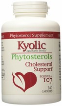 Kyolic Garlic Formula 107 With Phytosterols (240 Capsules) - £33.25 GBP