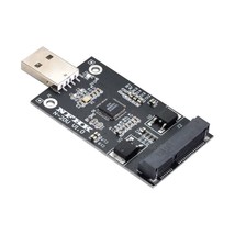 Cablecc Mini PCI-E M Sata To Usb 2.0 External Ssd Pcba Conveter Adapter Pen Drive - £17.57 GBP