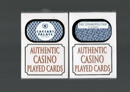 Las Vegas Nevada Used Playing Cards CAESARS PALACE &amp; THE COSMOPOLITAN - £15.20 GBP