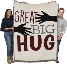 The Great Big Hug Blanket By Pure Country Weavers Is A Woven Cotton Gift - £62.21 GBP