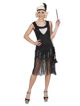 1920's Flapper Dress " Silver Screen" - $23.88
