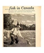 Fishing In Canada 1953 Advertisement Canadian Government Travel Bureau D... - €25,60 EUR