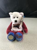 #11 New York State Quarter Coin Collectible Plush Stuffed Bear Kg X4 - £7.88 GBP