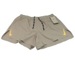 Nike Dri-FIT ADV AeroSwift 4&quot; Racing Shorts Mens Size Large Beige NEW CJ... - $44.99