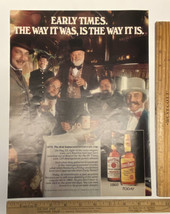 Vintage Print Ad Early Times Straight Whiskey Train Car 1970s Ephemera 1... - $14.69