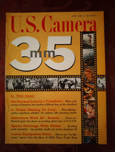 U S CAMERA Photography Magazine June 1959 35mm Cameras Lenses - £12.94 GBP