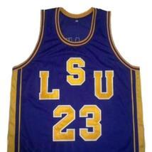 Pete Maravich #23 College Basketball Jersey Sewn Purple Any Size - $34.99+