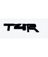 T4R 4Runner Black Badge | Custom Black Emblem | 6&quot; x 1.75&quot; - $29.18 CAD