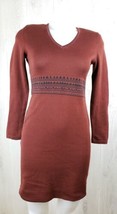 Peruvian Connection Size XS 100% Pima Cotton V Neck Dress - $14.84