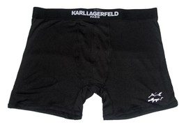 Karl Lagerfeld Paris Black Super Soft Signature Wide Band Boxers Men&#39;s X... - $15.99