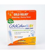 Boiron Coldcalm Baby Liquid Doses Cold Relief 30ct .034oz BB06/25 Homeop... - £11.37 GBP