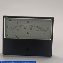 Sifam 24409/1-0003 Analog Volt &amp; Ampere Meter 0 - 20V 0 - 50A 2440910003 - $68.46