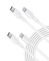Anker USB C to MFi Certified Lightning Cable, Powerline II [10ft, 2-Pack] Extra - £34.75 GBP
