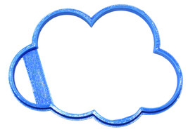 Cloud Cloudy Rain Water Weather Cookie Cutter 3D Printed USA PR835 - £2.36 GBP