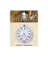 Steampunk Solid Oak Pendant Watch Movement Silver - £19.43 GBP
