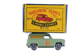 1950&#39;s Moko Lesney Matchbox 59 Ford Singer sewing machines van with box - £264.28 GBP