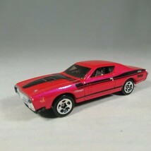 Hotwheels 71’ Dodge Charger Red &amp; Black 2009 - $2.91