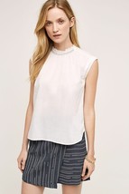 New Anthropologie Venezia Tank by Ne Quittez Pas  $118 SMALL White - £22.56 GBP