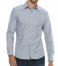 Mens Shirt Sahara Club Gray Button Front Convertible Sleeve Sport $40-size 4XL - £14.24 GBP