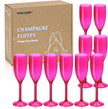 Champagne Flute Acrylic Champagne Glasses Wedding Toasting Champagne Flu... - $15.49