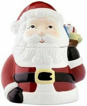 Martha Stewart Collection Santa Cookie Jar Holiday Christmas Santa Claus NEW - £25.73 GBP