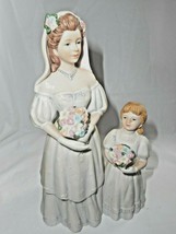 Homco #1405 The Brides Day with FLower Girl porcelain figurine - £11.86 GBP