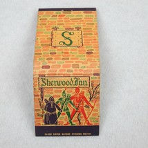 4 Vintage Matchbooks FULL Sherwood Inn Roofs Restaurant Skychef &amp; The Brass Rail - £19.91 GBP