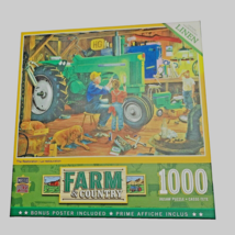 Farm Country Linen Jigsaw Puzzle The Restoration Farm Tractor 1000 piece... - $14.20