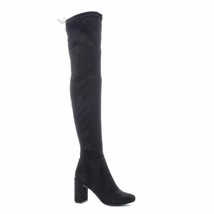 Chinese Laundry Women Over the Knee Boots King Size US 6.5 Black Suedette - $48.51