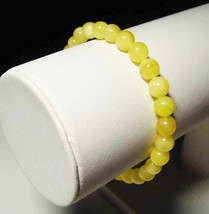 Classic Baltic Amber round beads bracelet  Genuine Amber  Handmade Bracelet - £78.34 GBP