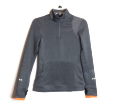 Orange Theory 1/4 Zip Women&#39;s Pullover Gray Fitness Class Training XS - $15.84