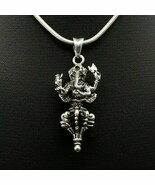 Vintage trendy 925 sterling silver handmade Lord Ganesh pendant jewelry ... - $923.28 MXN