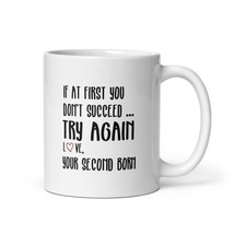Father&#39;s Day Mug Coffee Tea Cup From Second Born Child To Parent Funny H... - $9.99+
