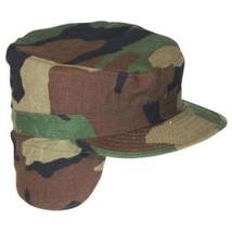 NEW PROPPER BDU WOODLAND COMBAT PATROL COLD WEATHER CAP W/ EAR FLAPS SIZ... - £16.17 GBP