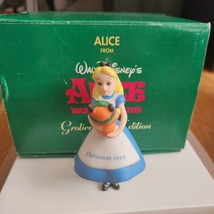 Disney Grolier Porcelain Treasures Alice in Wonderland Christmas Ornamen... - £14.41 GBP