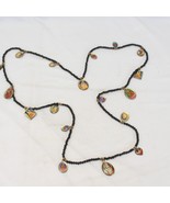 Ganesha Hindu Spiritual 18 Charm Pendant Necklace 48&quot; Long - $312.98 MXN